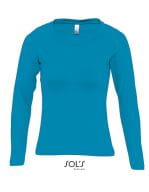 Women`s Long Sleeves-T Majestic Aqua