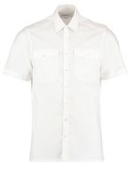Men`s Tailored Fit Pilot Shirt Short Sleeve