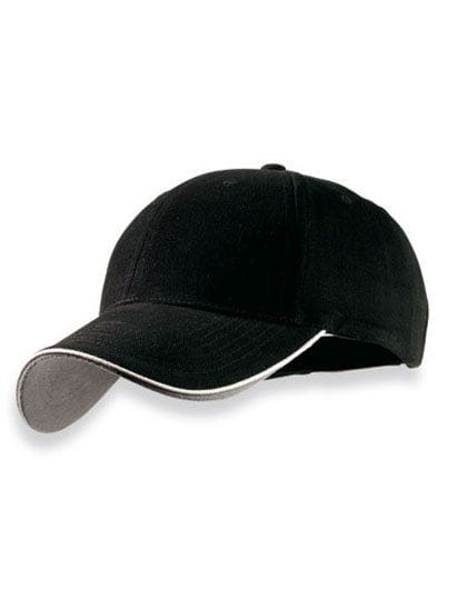 Pilot Piping Sandwich Cap Black / White / Grey