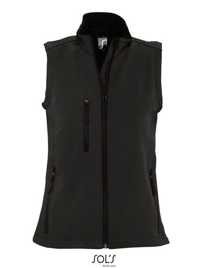 Women`s Sleeveless Softshell Rallye Black