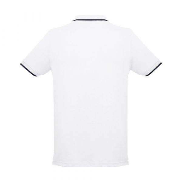 THC ROME WH. "Slim fit" Herren Poloshirt Weiß