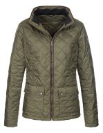 Quilted Jacket Women Military Green