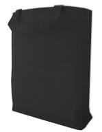 Canvas Carrier Bag Short Handle Black