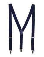 Clip On Trousers Braces / Suspenders Navy