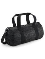 Duo Knit Barrel Bag Grey / Black