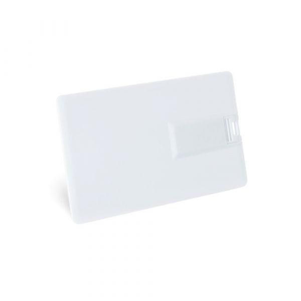 WALLACE 8GB. USB-Stick in Kreditkarten-Format, UDP 8GB Weiß