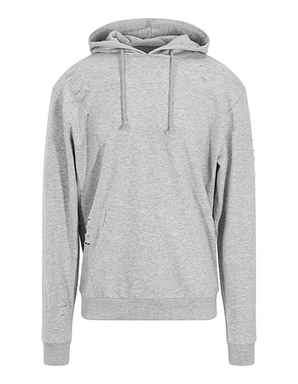 Distressed Hoodie Heather Grey