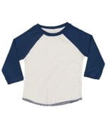 Baby Superstar Baseball T Washed White / Swiss Navy