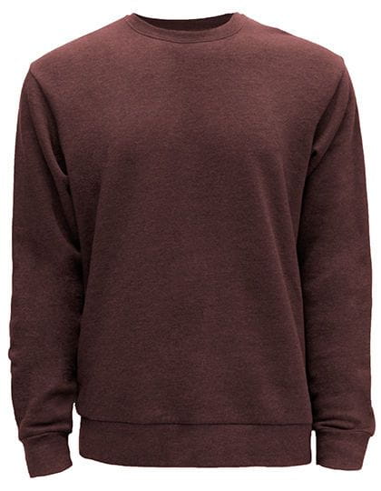 Unisex PCH Pullover Crew Heather Maroon (CVC)