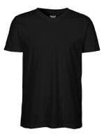 Men`s V-neck T-Shirt Black