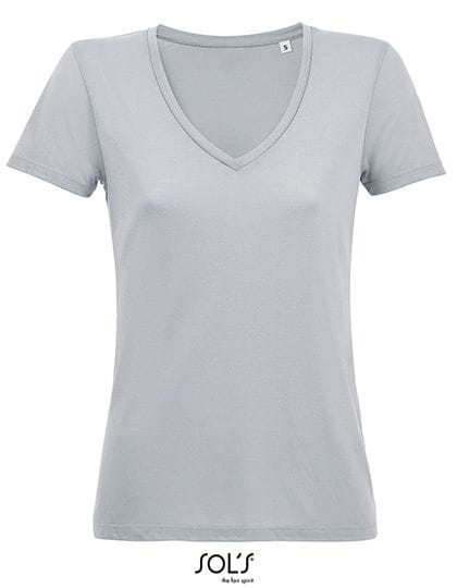 Women´s Flowy V-Neck T-Shirt Motion