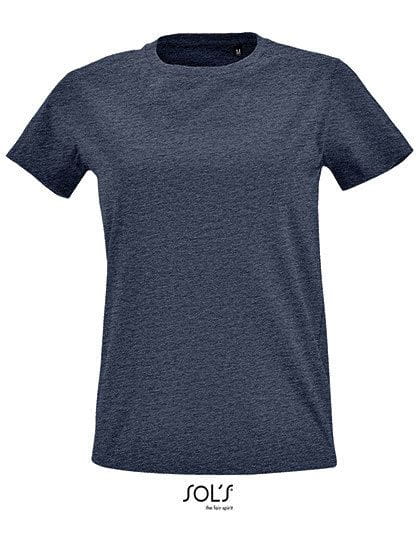 Women`s Round Neck Fitted T-Shirt Imperial