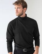 Roll-Neck Long-Sleeve T-Shirt