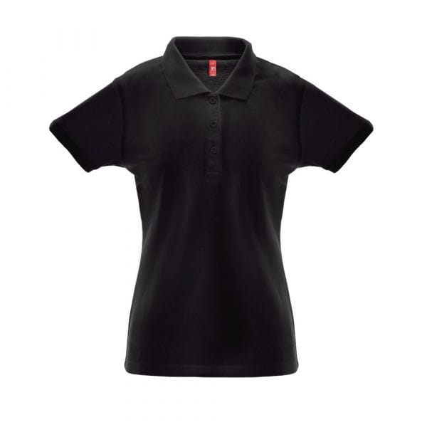 THC BERLIN WOMEN. Damen Poloshirt Schwarz