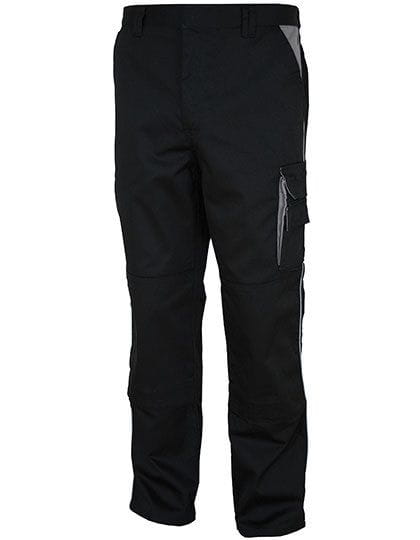 Contrast Work Pants Black / Grey