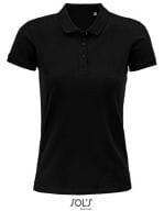Planet Women Polo Shirt Black