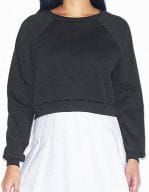 Women`s Flex Fleece Crop Pullover Black