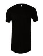 Men`s Long Body Urban Tee Black