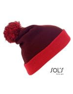 Unisex Pom Pom Beanie Breeze Burgundy