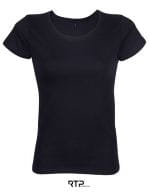Womens Tempo T-Shirt 185 gsm (Pack of 10) Deep Black