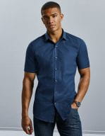 Men`s Short Sleeve Fitted Ultimate Stretch Shirt